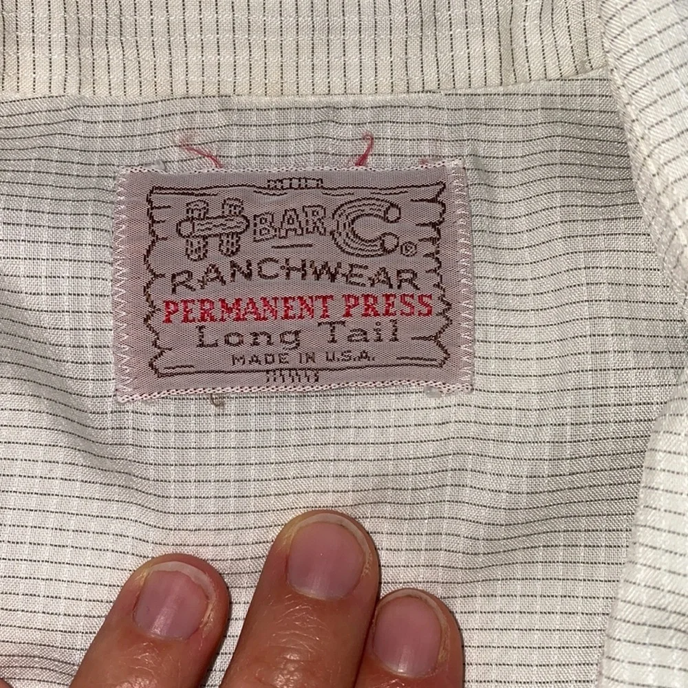 Vintage HBarC pearl snap - Picture 2 of 8